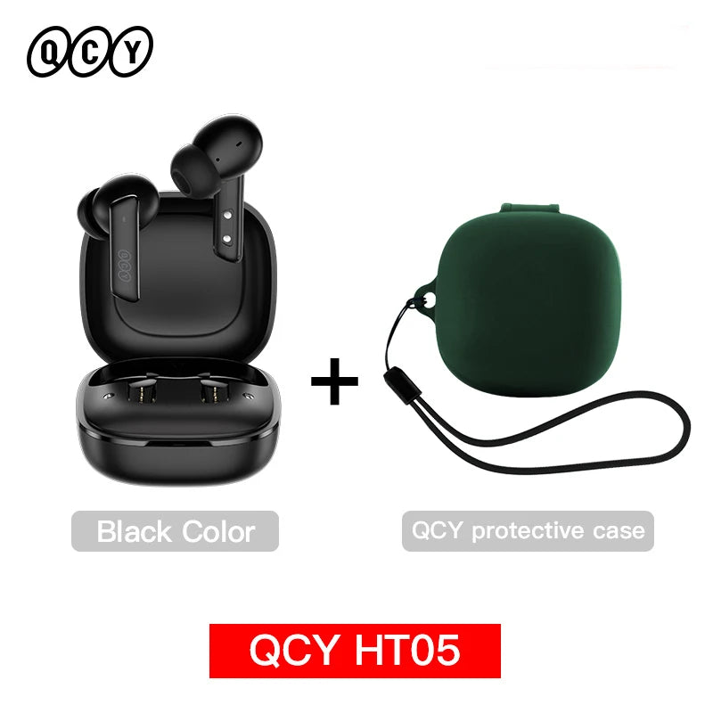QCY HT05 ANC Wireless Earbuds 40dB Noise Cancelling Bluetooth 5.2