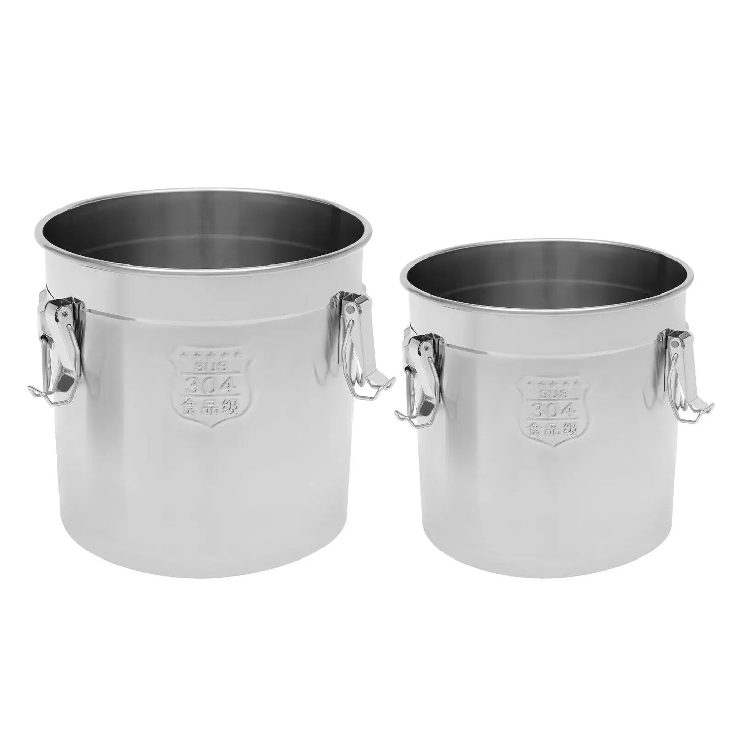 Airtight Rice Storage Canister 304 Stainless Steel Food Storage Container