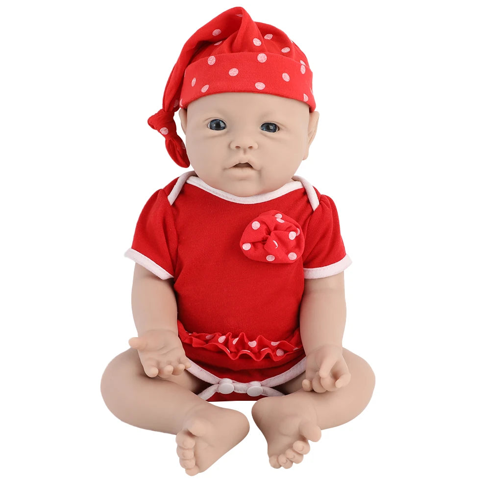 IVITA Reborn Silicone Baby Doll Unpainted Realistic Toy For Kids