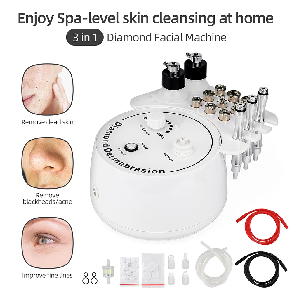 Foreverlily Diamond Microdermabrasion Machine Water Spray Skin Care