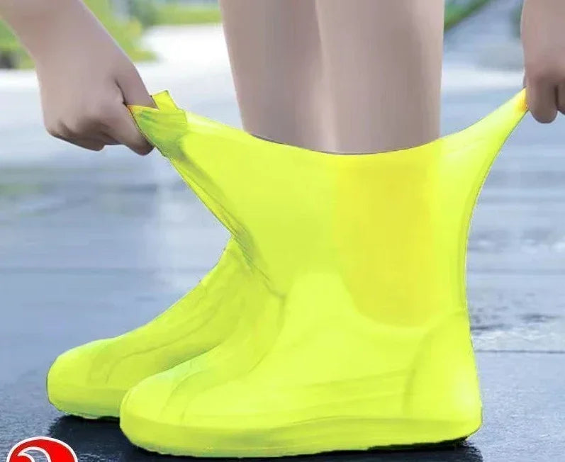 Waterproof Silicone Shoe Covers Reusable Slip On Boot Protectors For Rain Snow
