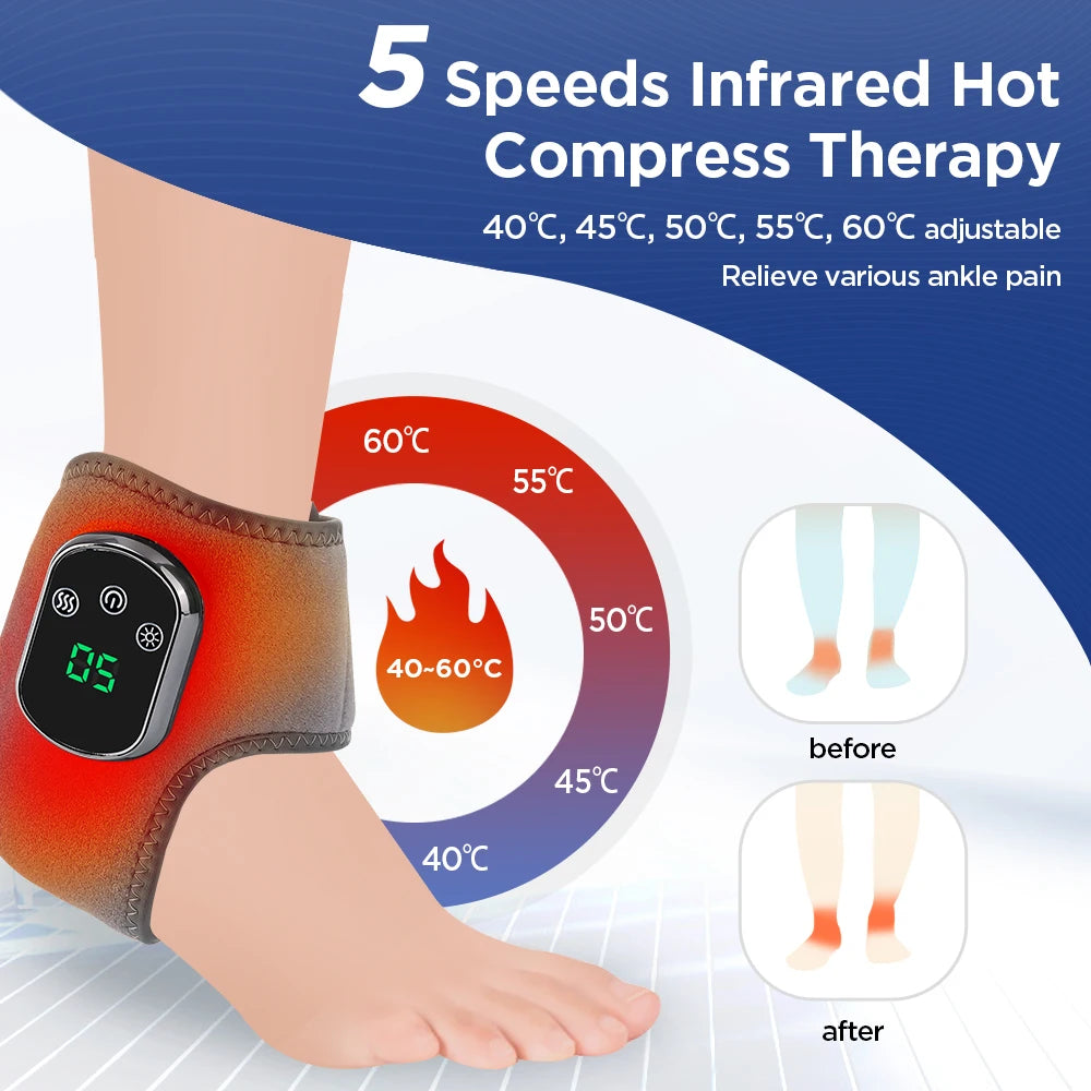 PASTSKY Electric Heated Foot Massager With Vibration