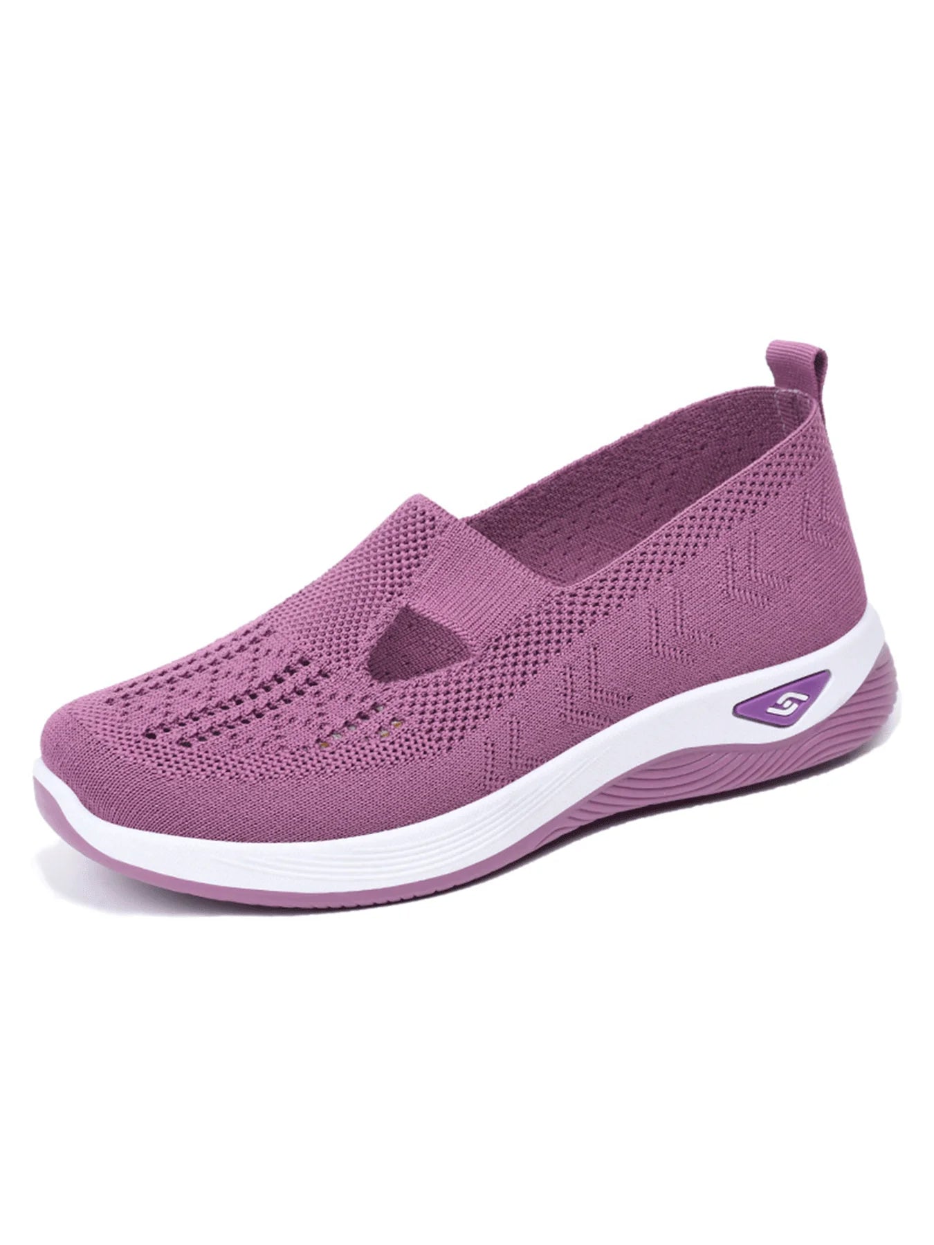 Breathable Women's Knitted Casual Sneakers Low Top Summer Shoes
