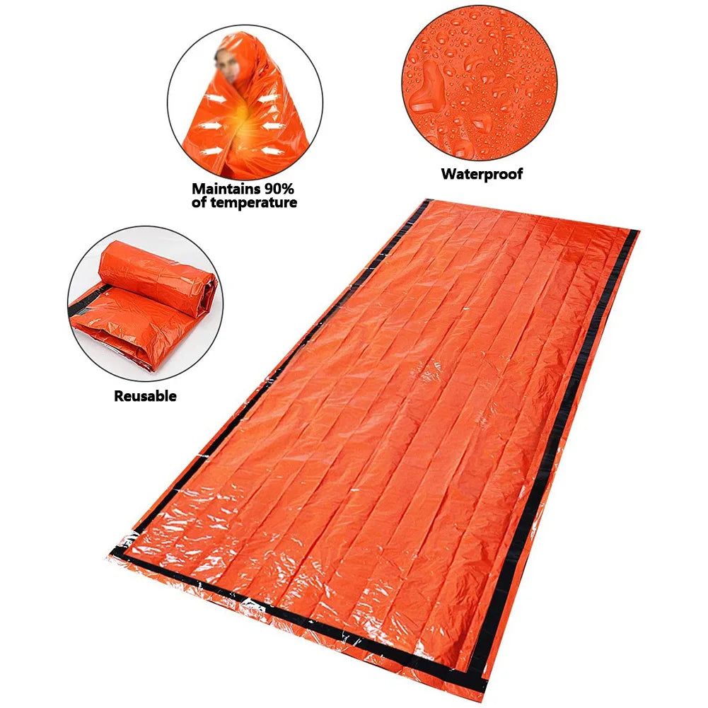 APWIKOGER Emergency Waterproof Thermal Bivy Sack Sleeping Bag