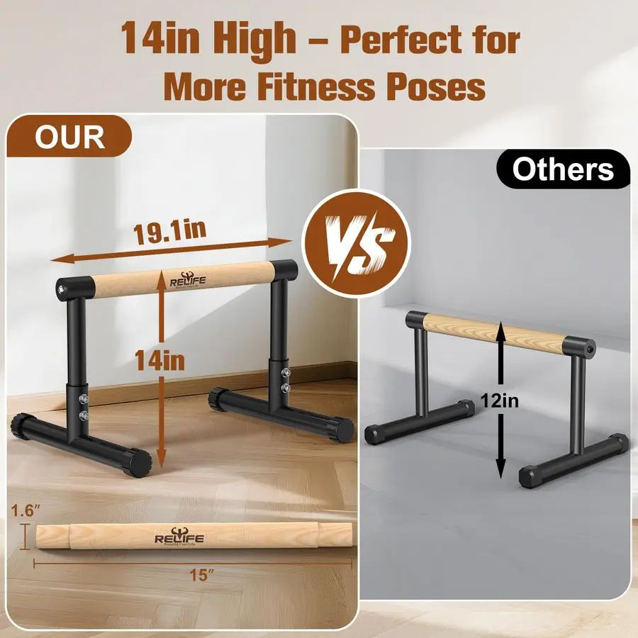 XMSJ Dip Station Heavy Duty Dip Bar Push Up Training