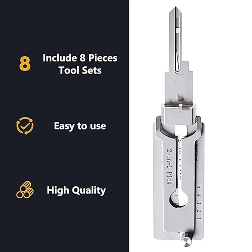 ANENG Stainless Steel Key Decoder SS001 O Ring Pickup Kit