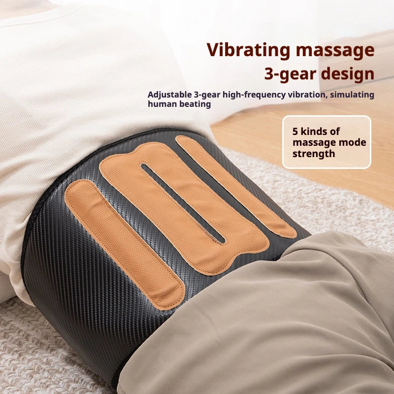 Waist And Abdominal Massager With Hot Compress Belt USB Charging