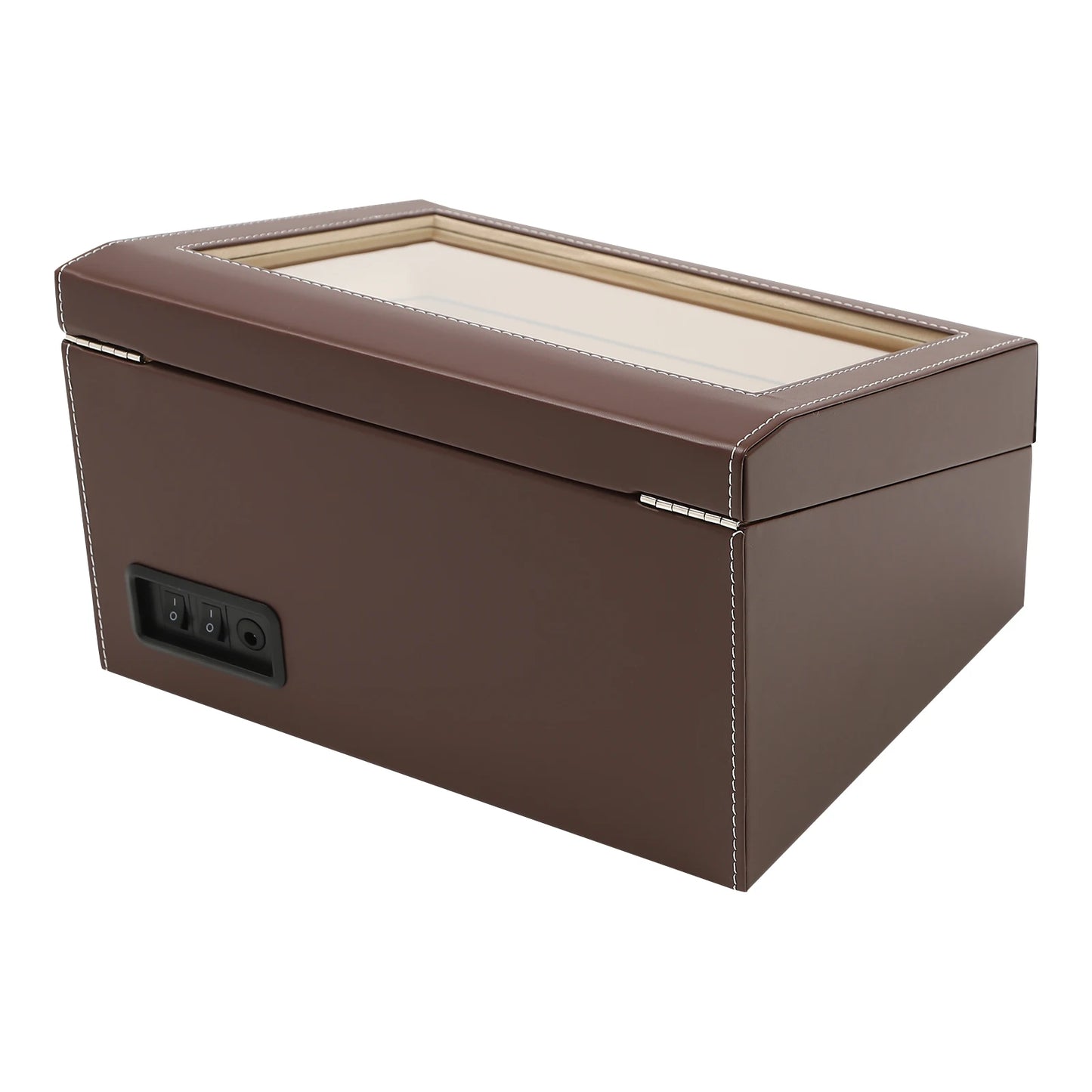 Hign-concerned Automatic Watch Winder PU Leather Display Box