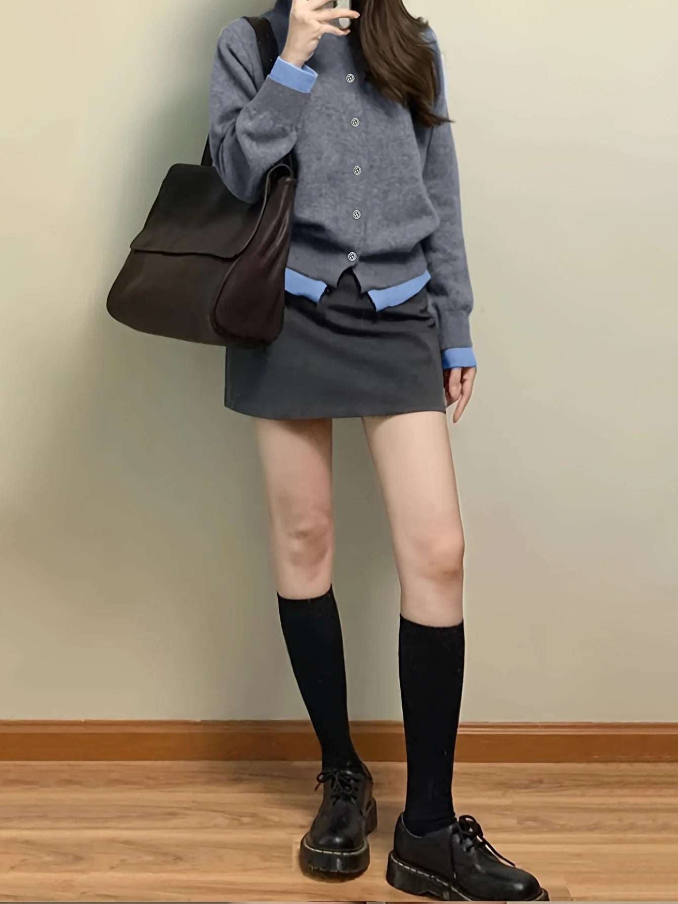 CakuloCN Womens Knit Cardigan Sweater Button Up Open Stitch