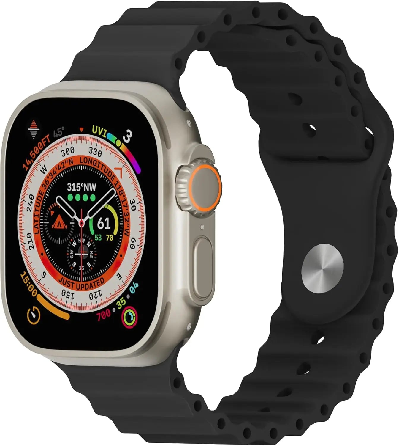 Smartwatch With Case And Seven Bands Bluetooth Calling Fitness Tracker