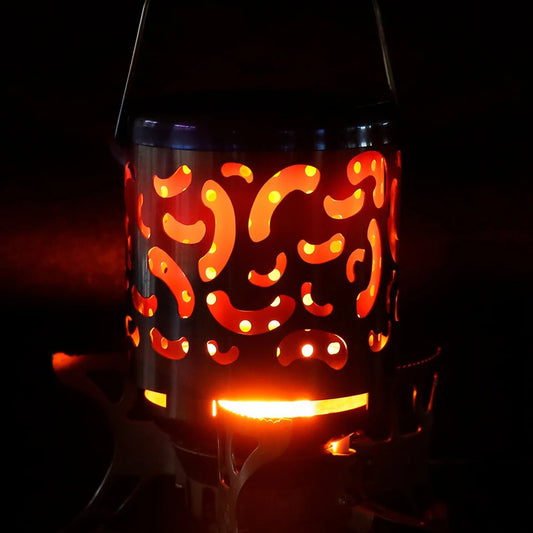 Vktech Portable Camping Mini Heater Stainless Steel Tent Heating Cover