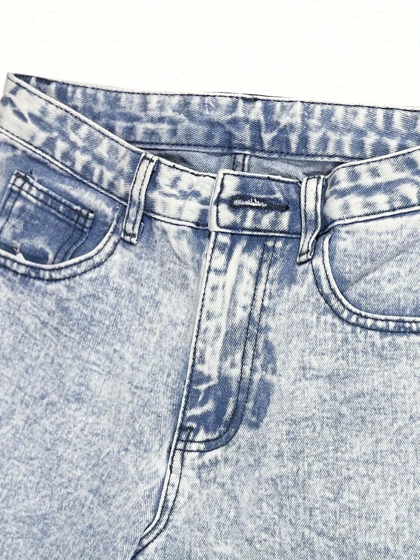 Casual Bow Embroidered Denim Jeans For Junior Girls