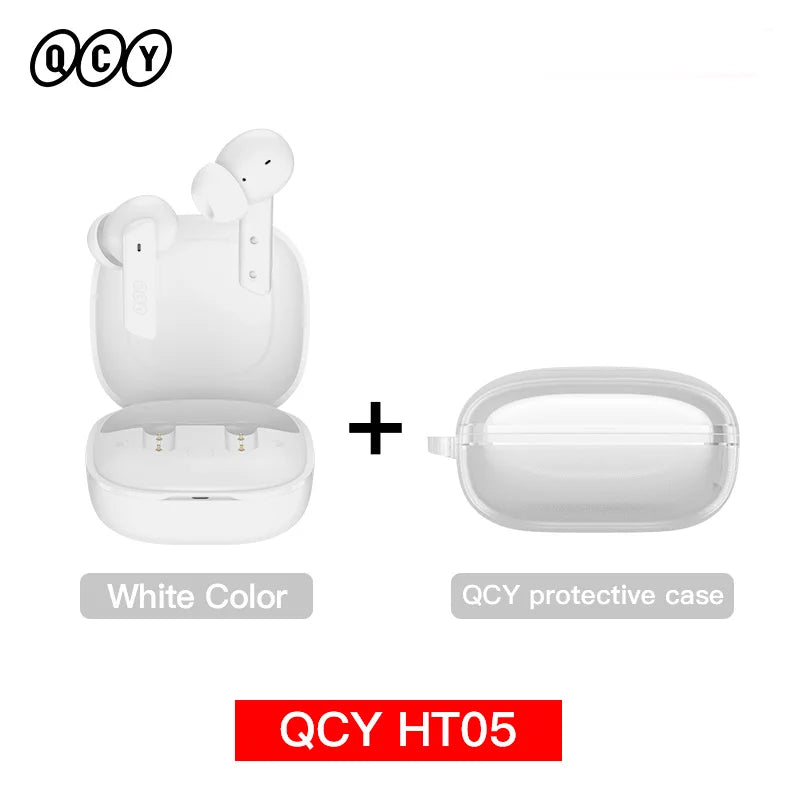 QCY HT05 ANC Wireless Earbuds 40dB Noise Cancelling Bluetooth 5.2
