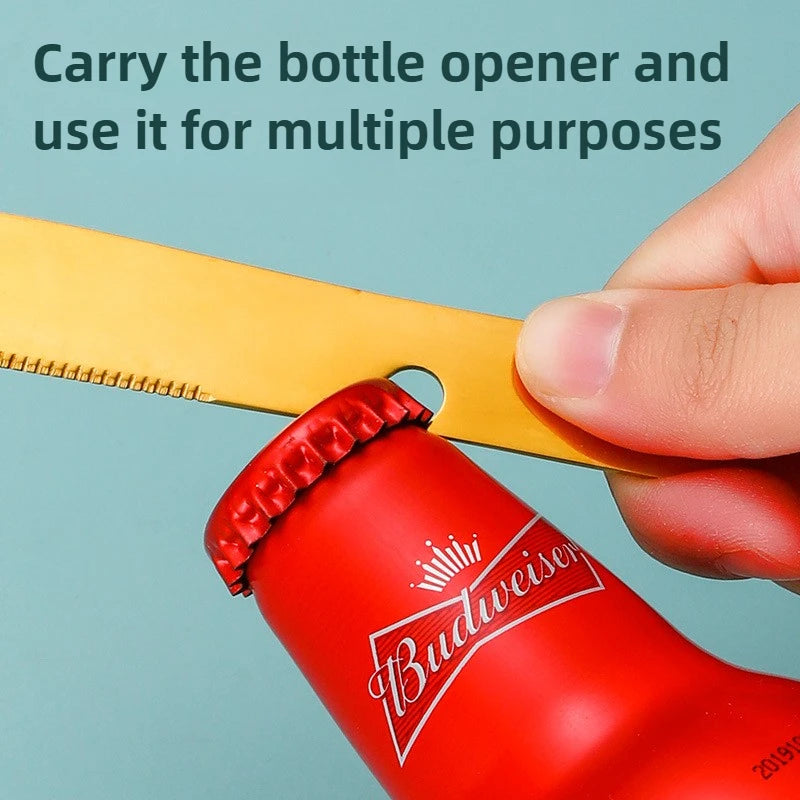 Stainless Steel Folding Camping Cutlery Set Compact Travel Kit