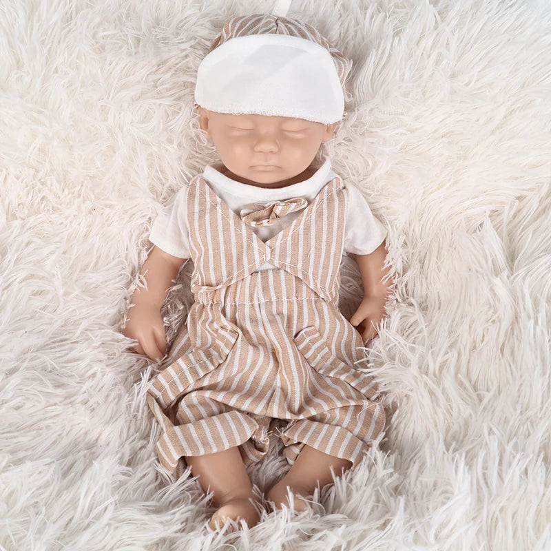 IVITA Reborn Silicone Baby Doll Unpainted Realistic Toy For Kids