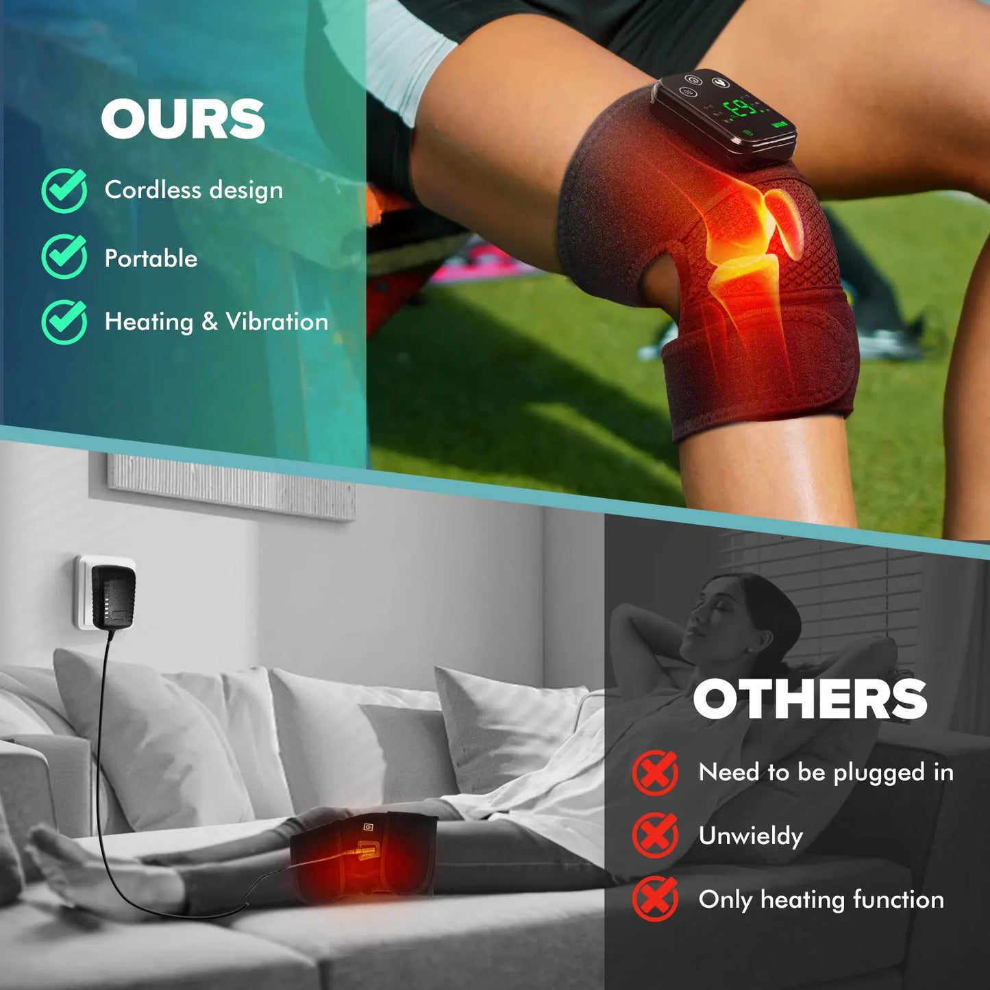 Intelligent Electric Heating Knee Massage And Warm Compress Device