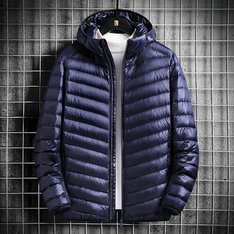 Guizhou Cotton Hooded Jacket For Winter Men Casual Outerwear