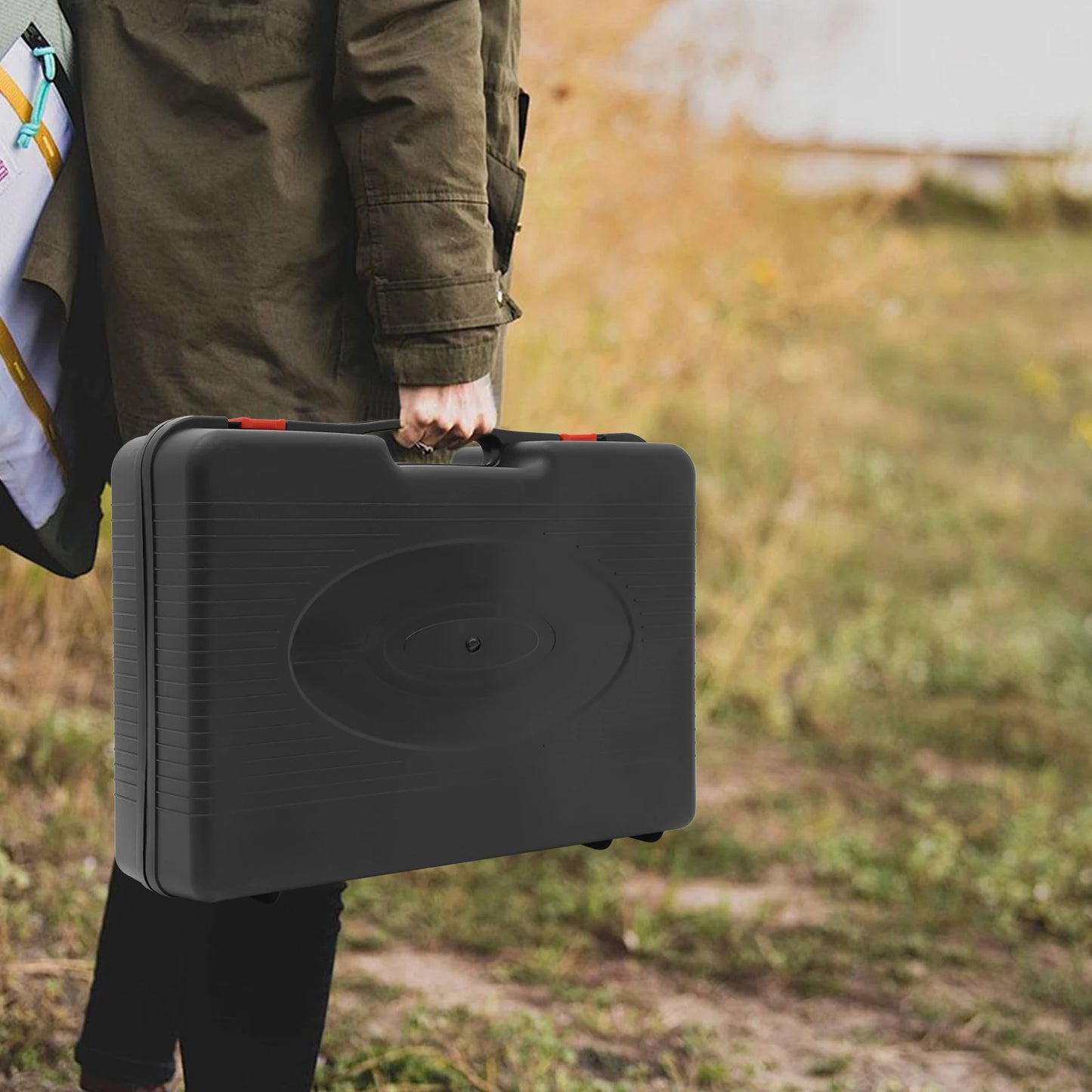 Portable Camping Gas Stove With Carrying Case For Outdoor Cooking