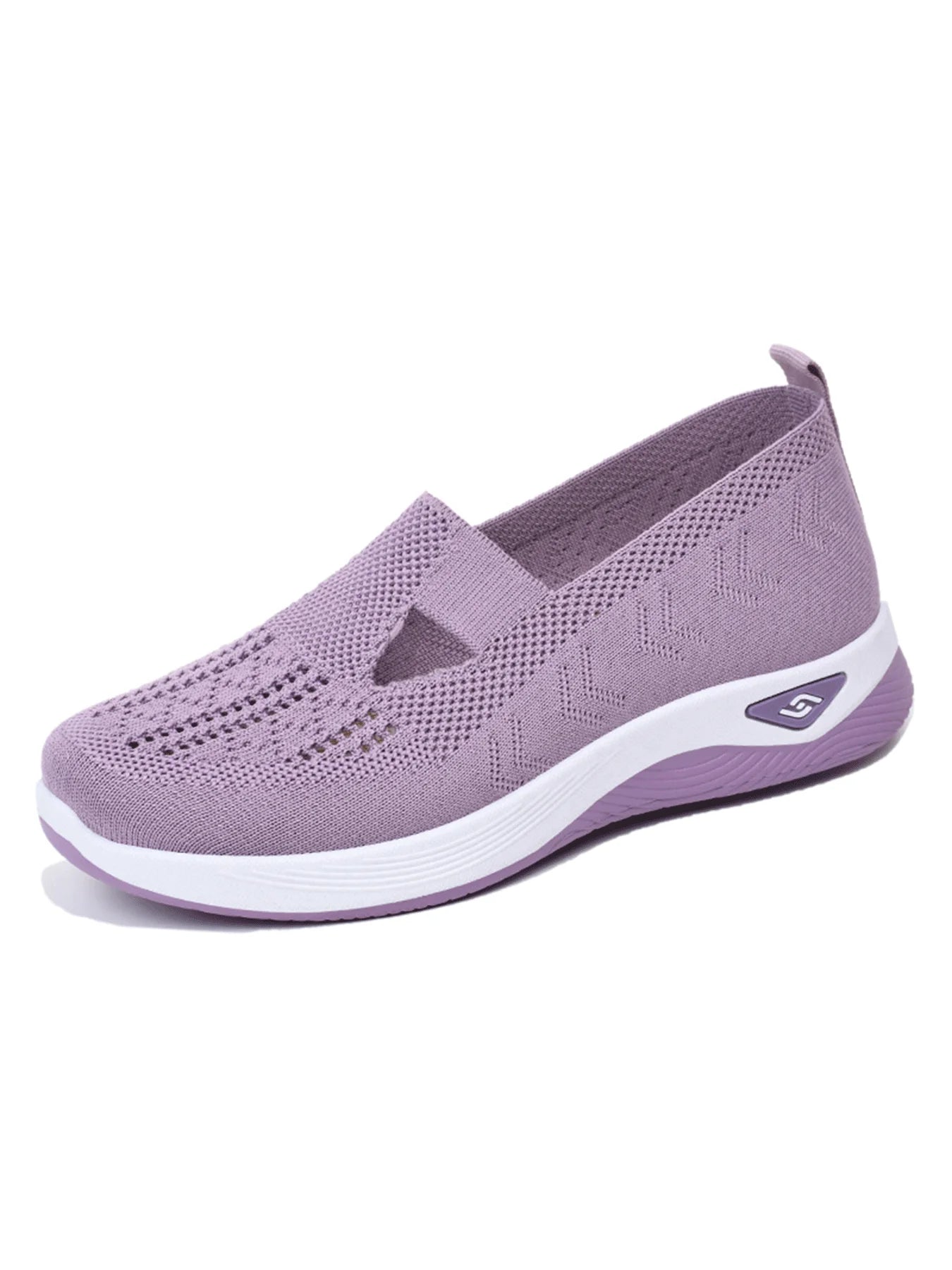 Breathable Women's Knitted Casual Sneakers Low Top Summer Shoes