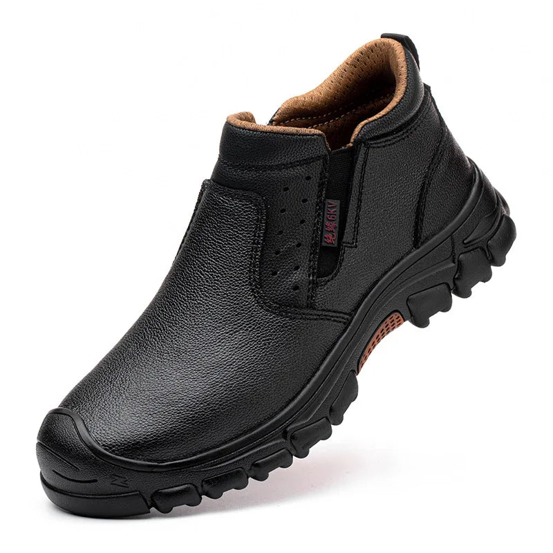 Mens Work Boots Composite Toe Safety Footwear Metatarsal Guard