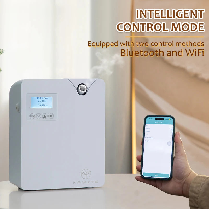 NAMSTEC Aroma Diffuser WiFi Bluetooth Room Fragrance Essential Oils Purifier