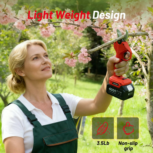 Taskstar Brushless Electric Trimmer Pruning Shears SK5 Blade 4000mAh Battery