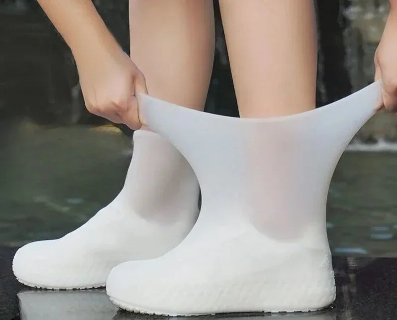 Waterproof Silicone Shoe Covers Reusable Slip On Boot Protectors For Rain Snow