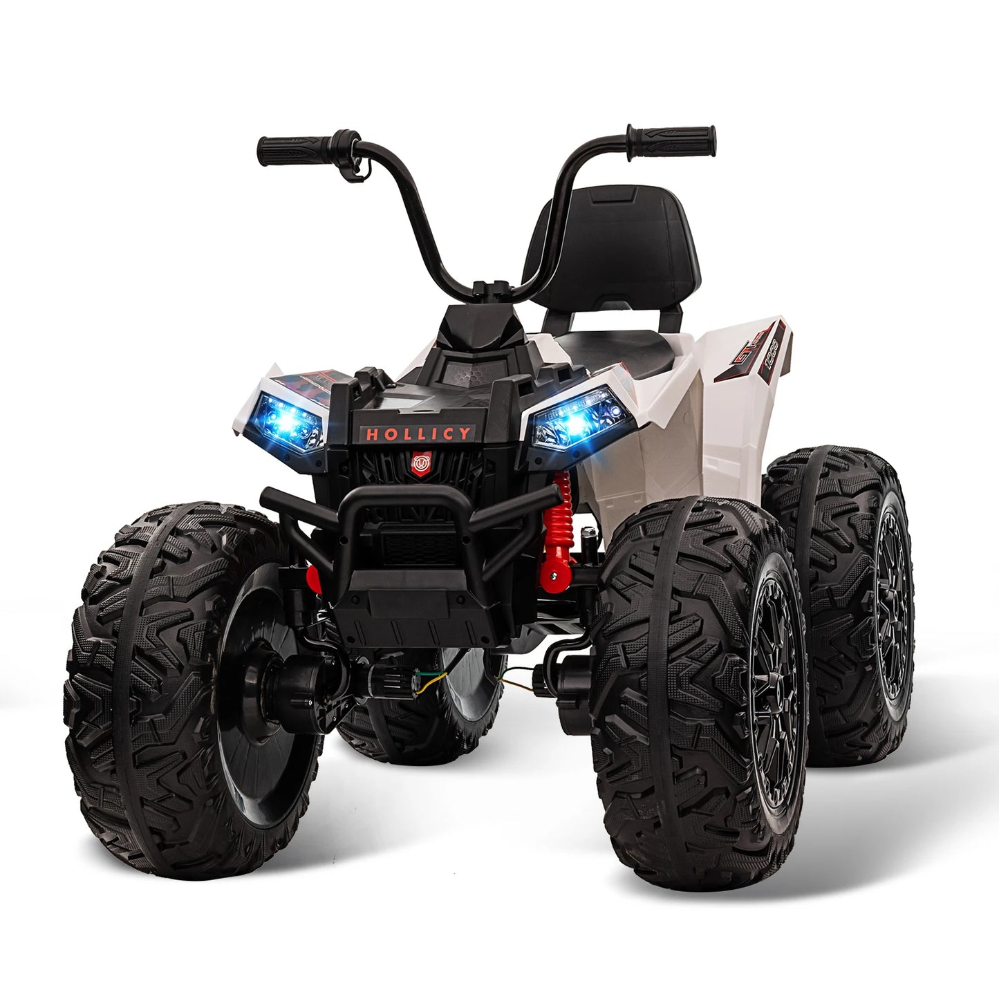 HiMISSE Kids Electric ATV 24V Ride On Car Bluetooth LED