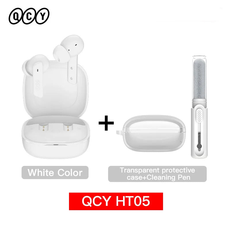 QCY HT05 ANC Wireless Earbuds 40dB Noise Cancelling Bluetooth 5.2
