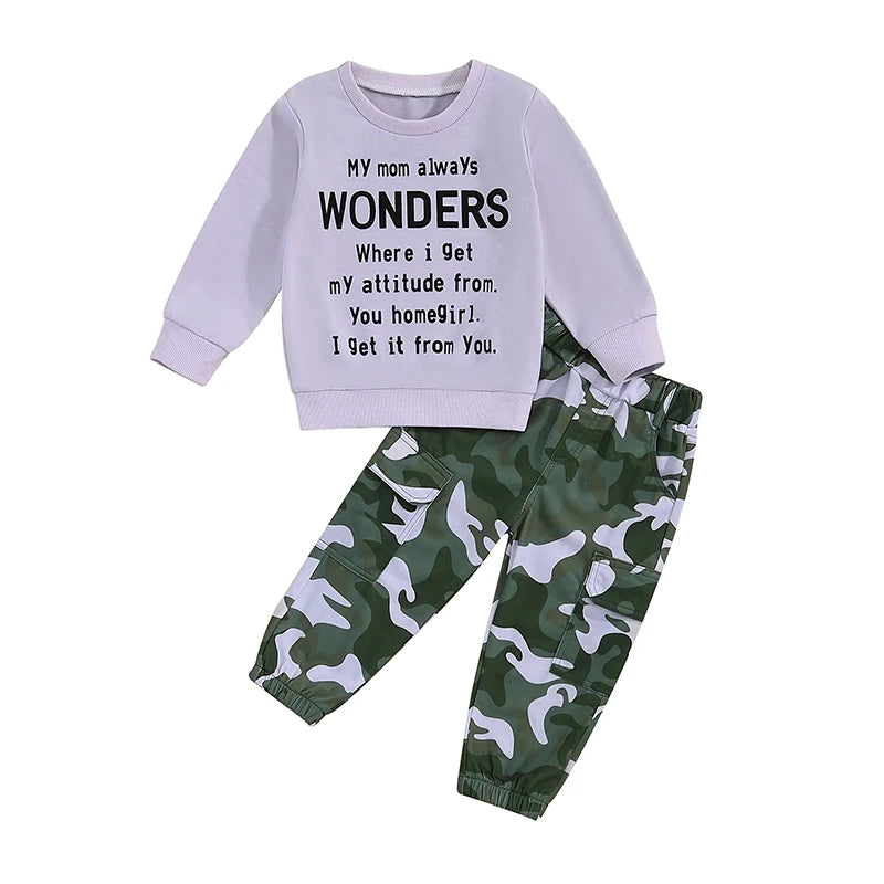 Pudcoco Girls Autumn 2 Piece Outfit With O Neck Top