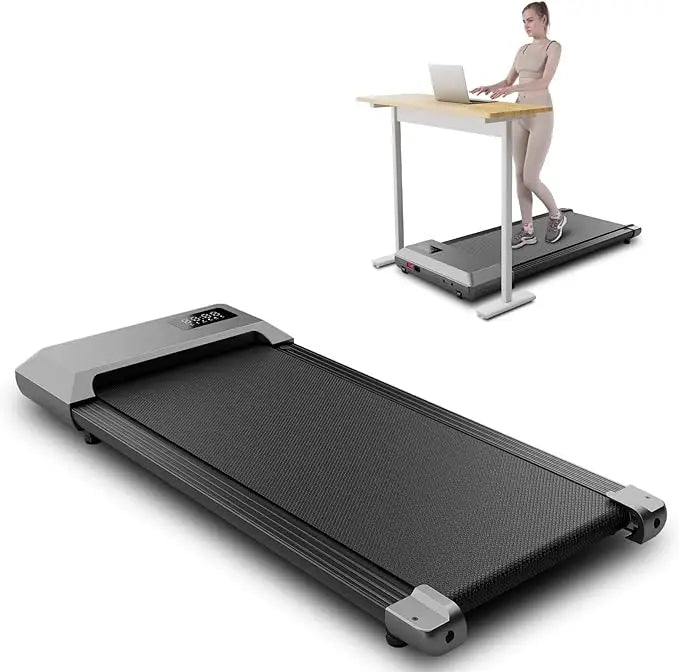 Superun 2-In-1 Home Office Walking Treadmill With App Remote