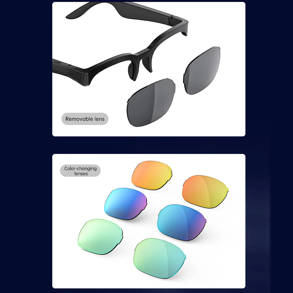 Alloet Smart Glasses With AI Translator And Hands Free Music Calls