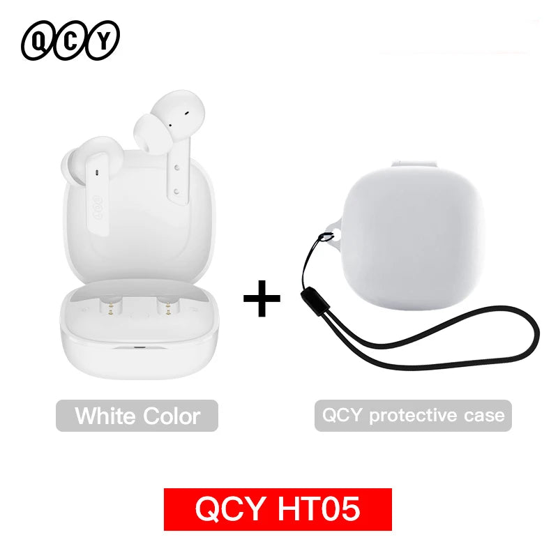 QCY HT05 ANC Wireless Earbuds 40dB Noise Cancelling Bluetooth 5.2