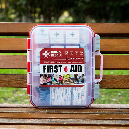 Rhino Rescue 350 Piece OSHA All Purpose First Aid Kit