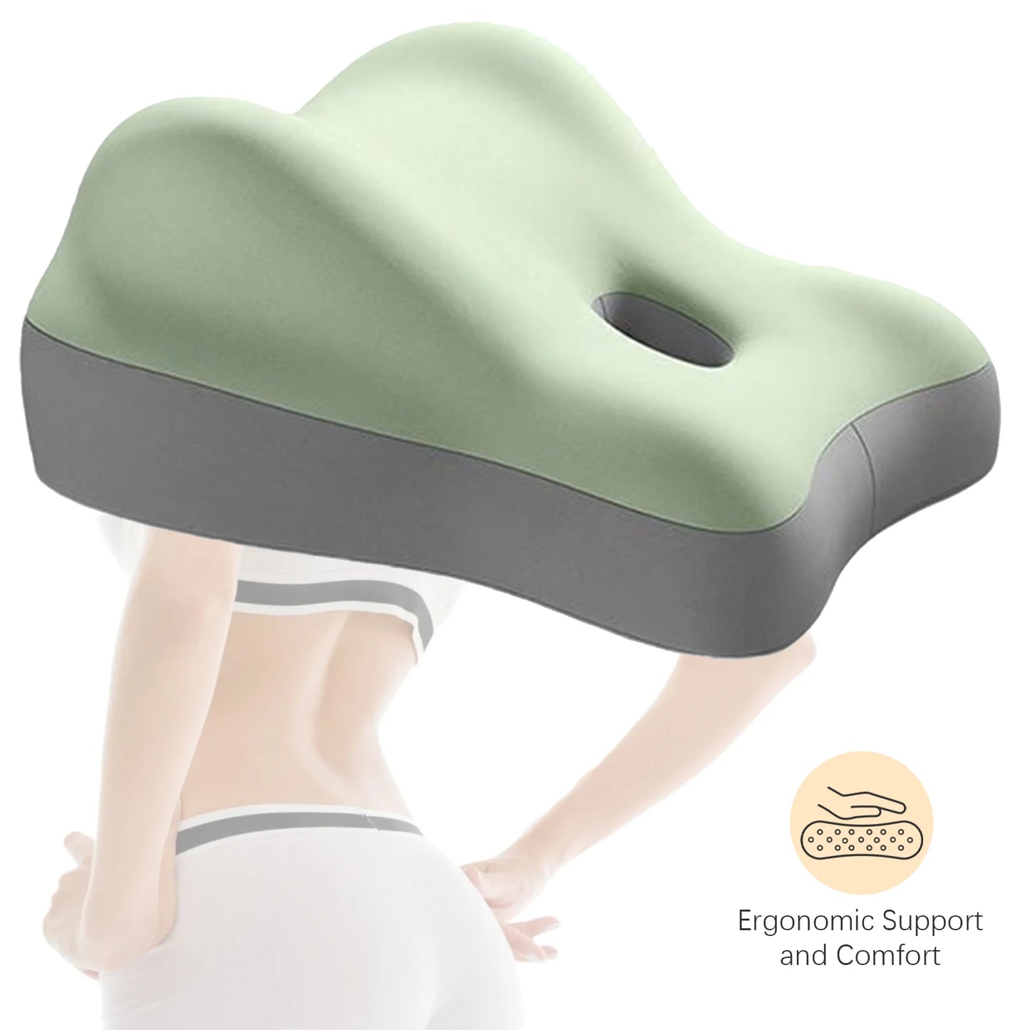 Ergonomic Bed Pillow Support Wedge Memory Foam Cushion Pain Relief