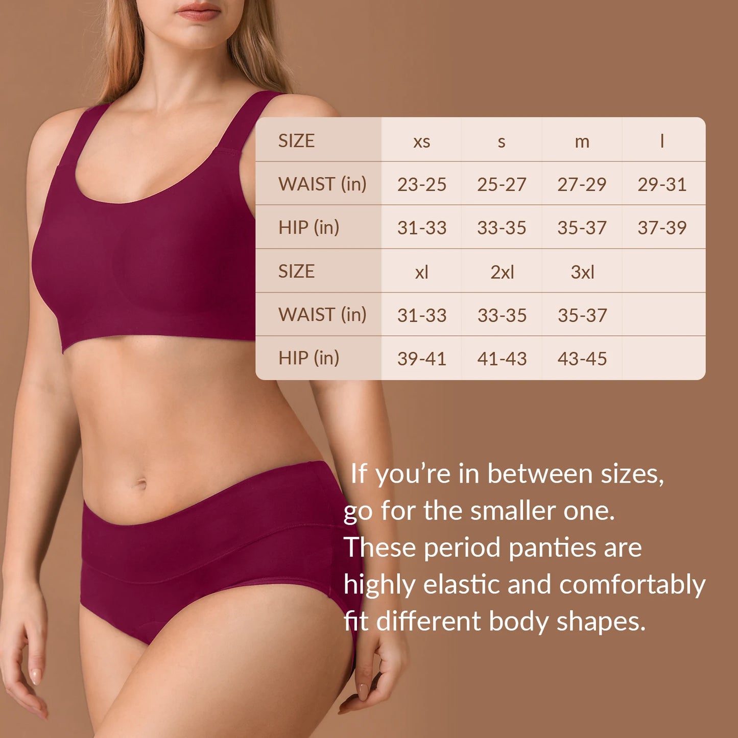 From The Vendor Field Bamboo Viscose Period Underwear For Women