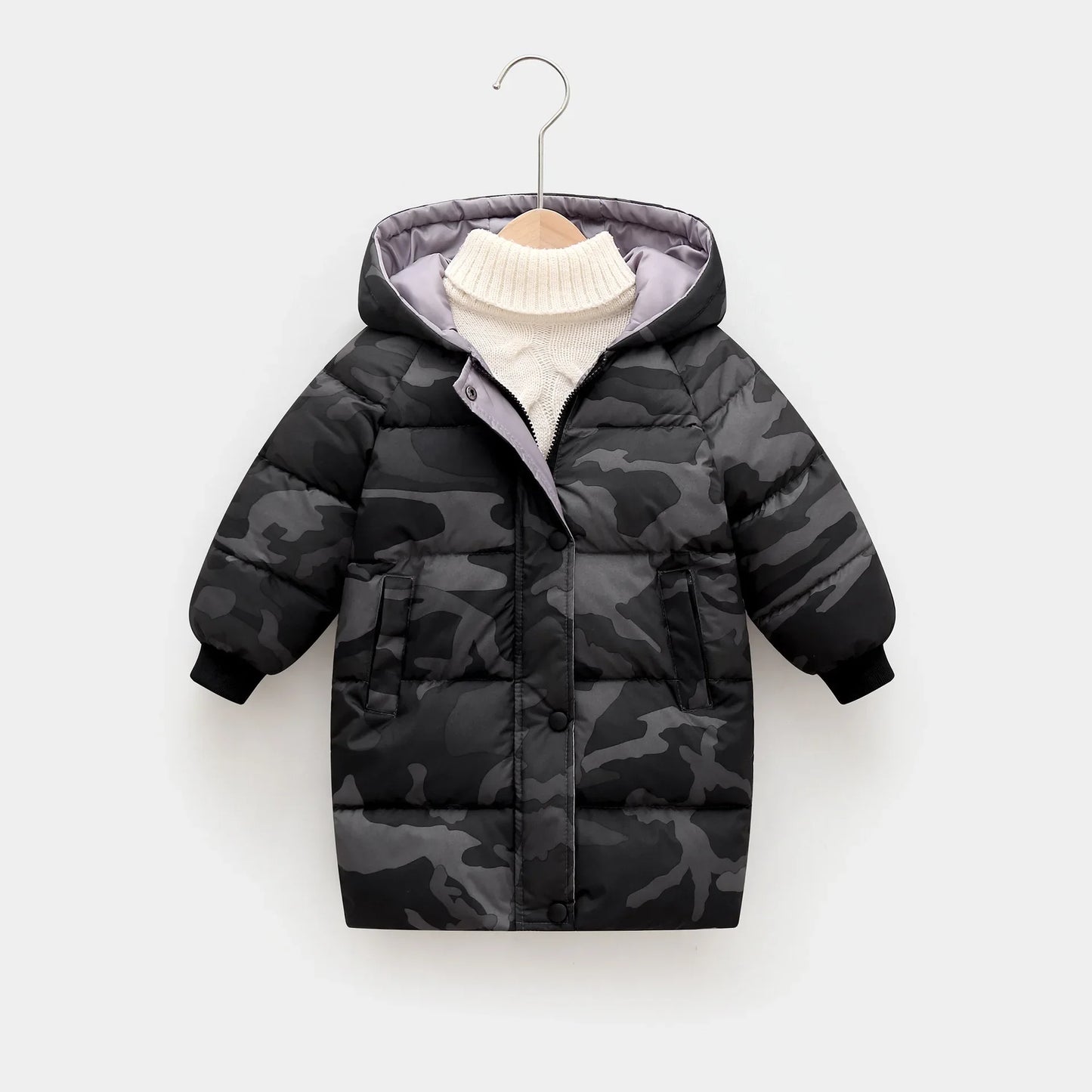 CN Zhejiang Kids Thickened Down Jacket Unisex Winter Coat