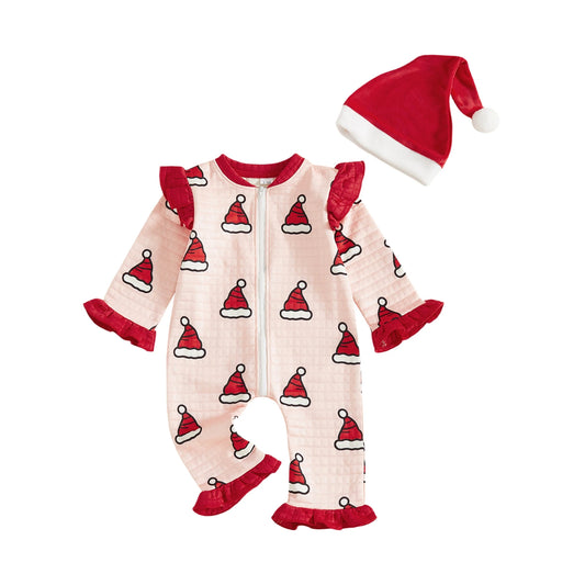 Toddler Winter Puffer Snowsuit With Hood Fur Trim Set