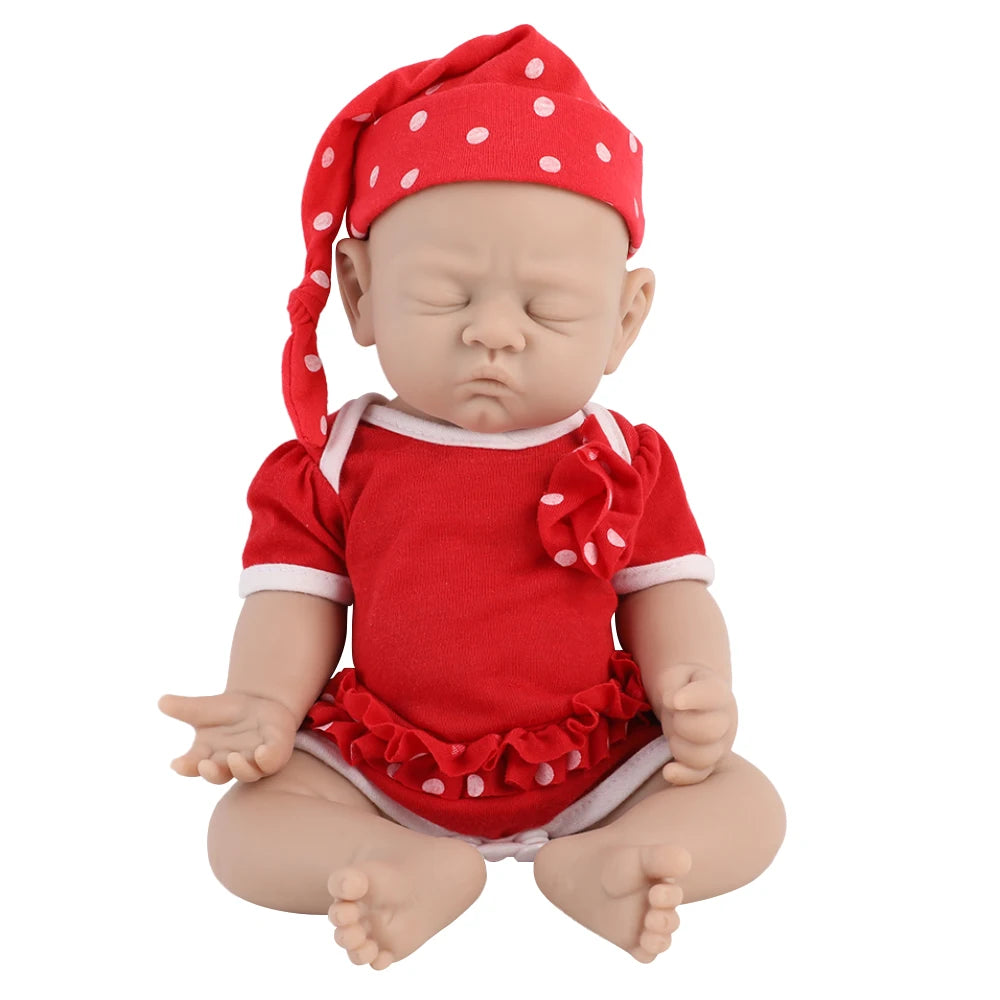 IVITA Reborn Silicone Baby Doll Unpainted Realistic Toy For Kids