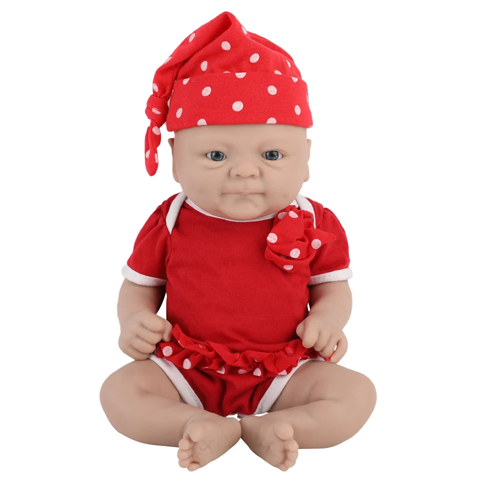 IVITA Reborn Silicone Baby Doll Unpainted Realistic Toy For Kids