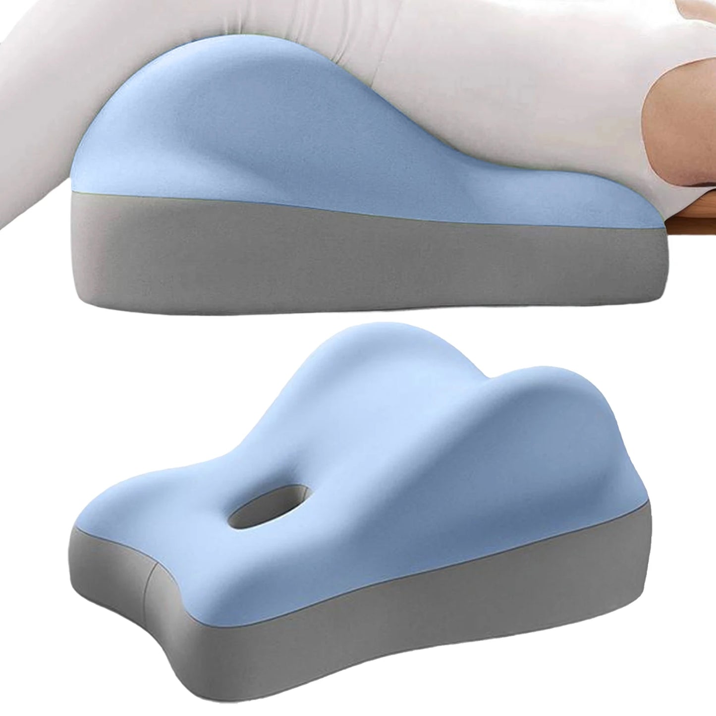 Ergonomic Bed Pillow Support Wedge Memory Foam Cushion Pain Relief