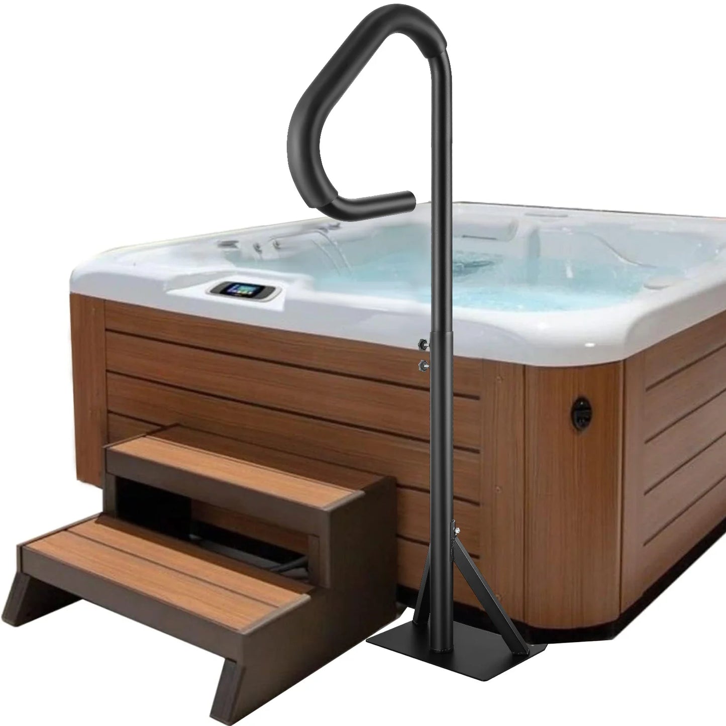 360 Rotatable Hot Tub Handrail With Adjustable Height Mount