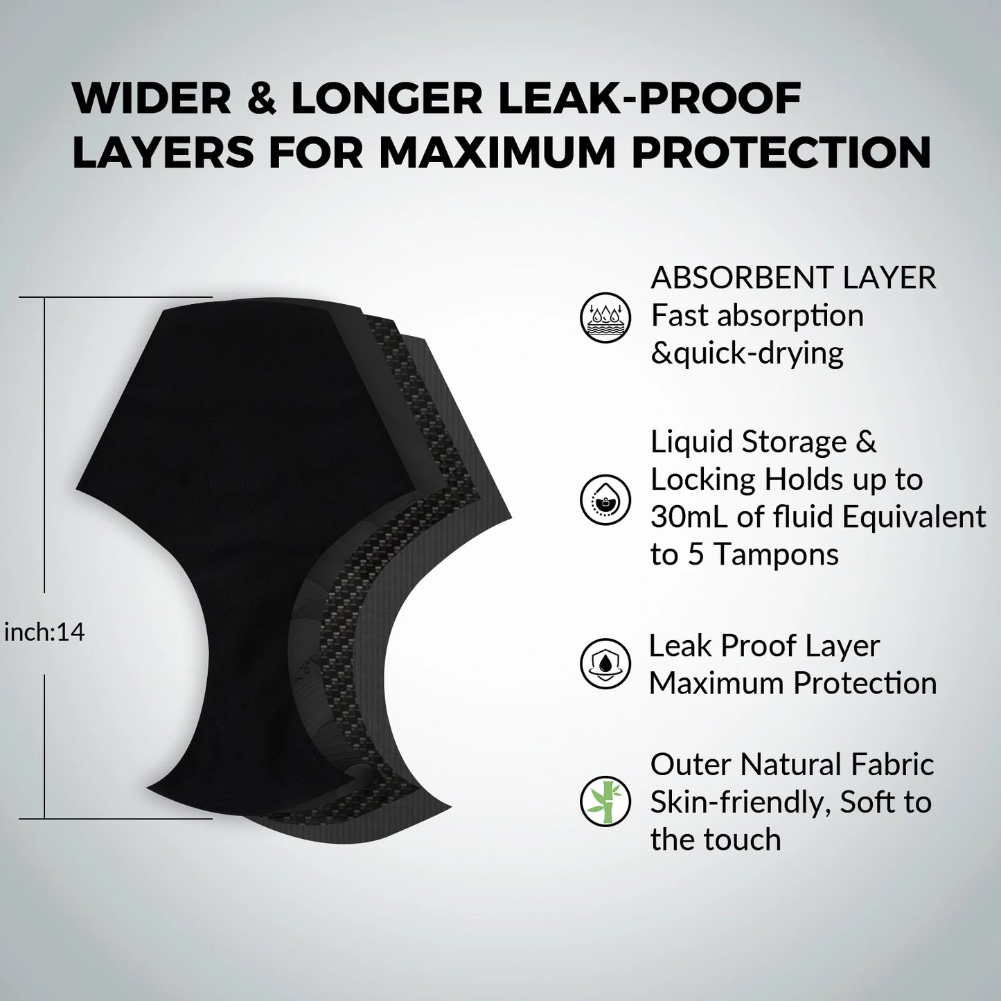 From The Vendor Field Bamboo Viscose Period Underwear For Women