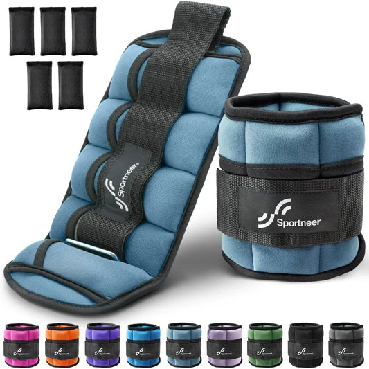LISM Adjustable Ankle Weights For Strength Training And Running