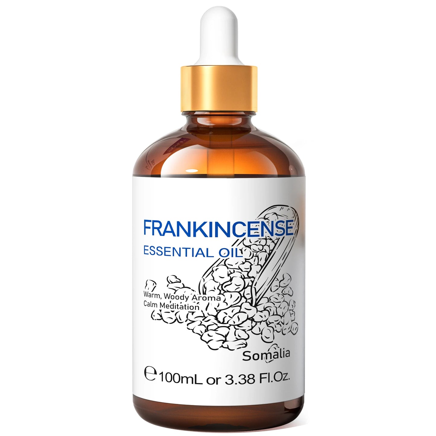 HIQILI Frankincense Essential Oil 100 Percent Pure for Aromatherapy Diffuser