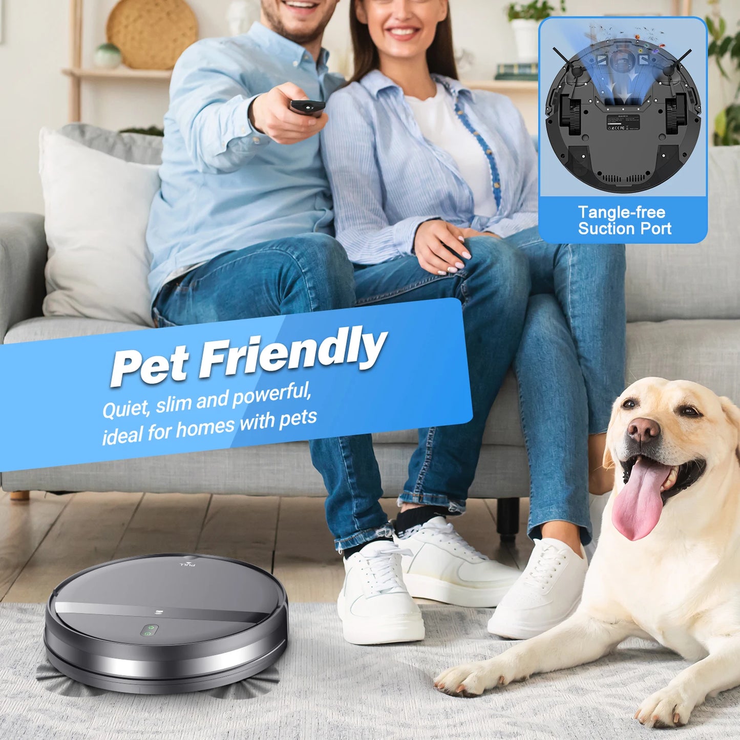 OMESER G20 Robotic Vacuum Cleaner 2000Pa Strong Suction 3 in 1 Mopping Sweeping Suction APP Floor Carpet Washing Appliance