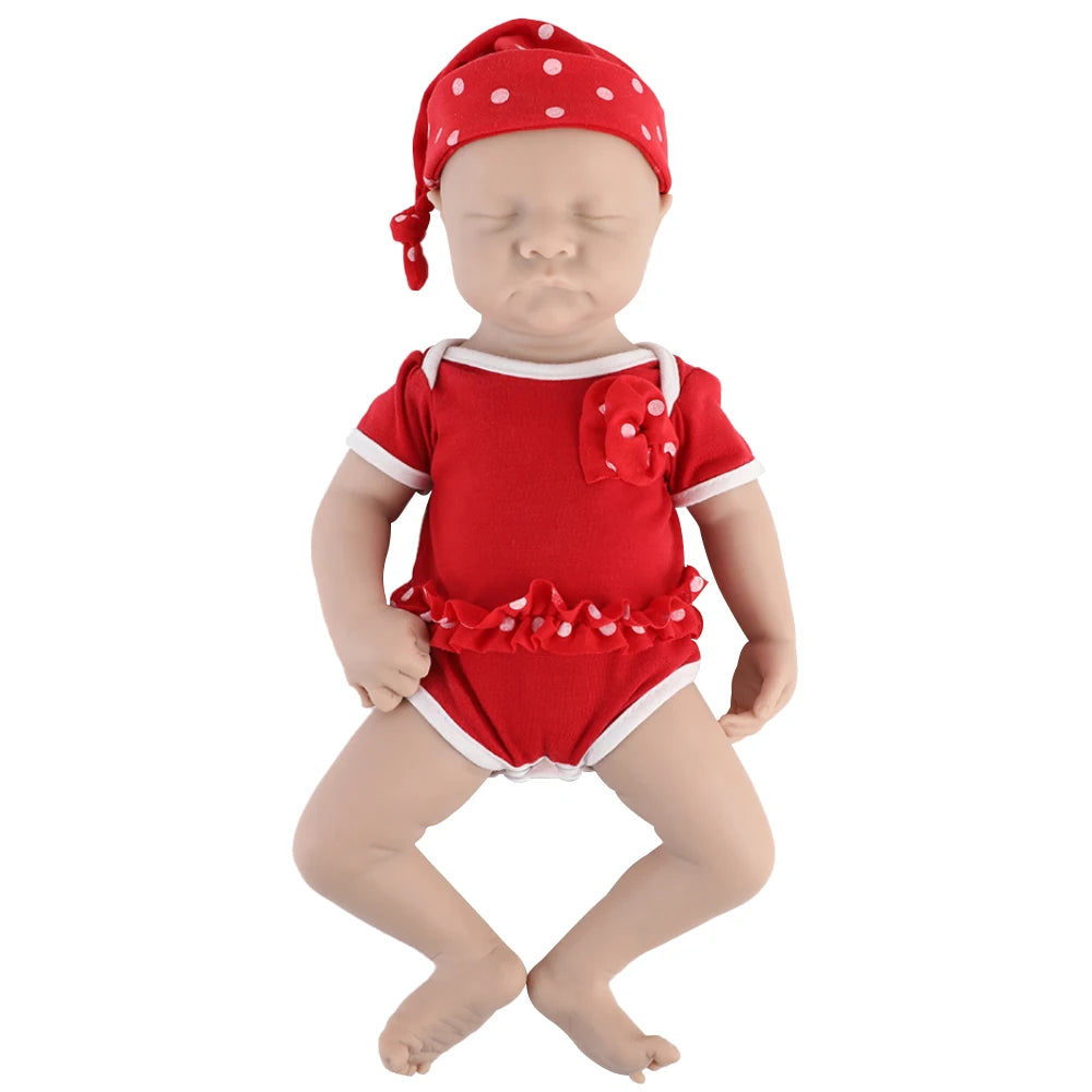 IVITA Reborn Silicone Baby Doll Unpainted Realistic Toy For Kids