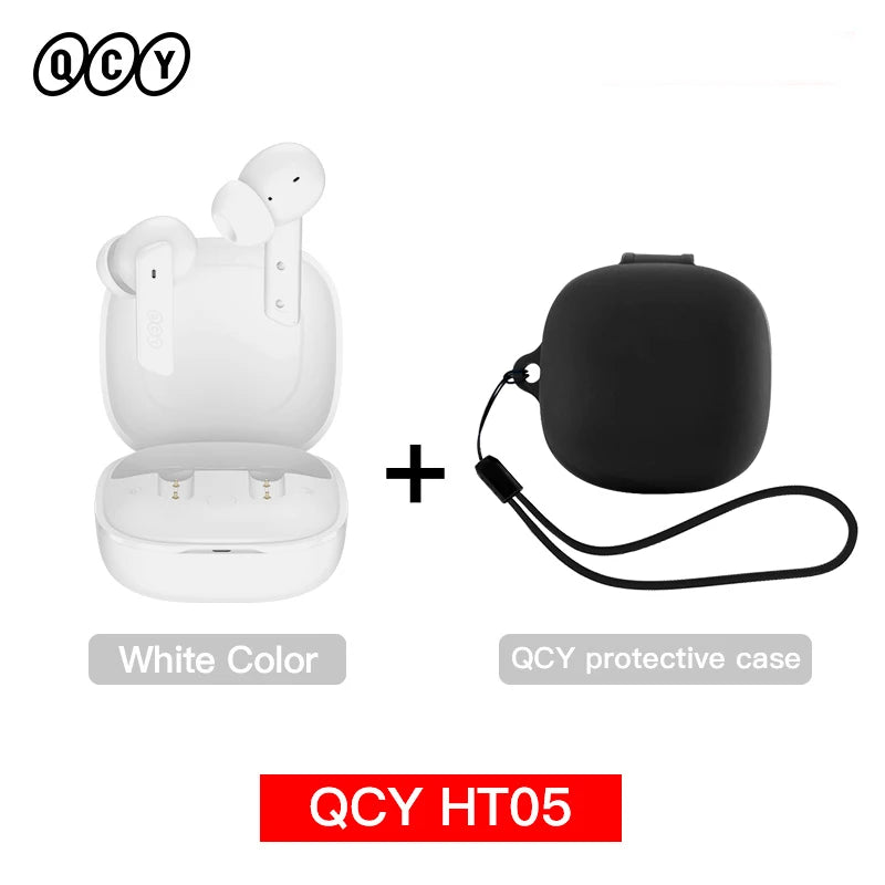 QCY HT05 ANC Wireless Earbuds 40dB Noise Cancelling Bluetooth 5.2