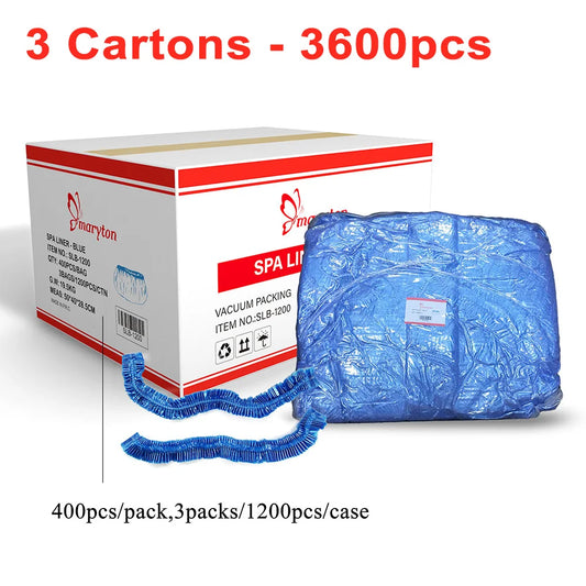 Maryton Disposable Foot Spa Liners For Pedicure Chairs 1200 Pack