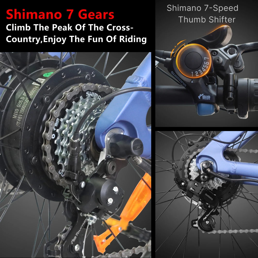 Huanci HX Q5 2000W Electric Mountain Ebike With Removable Battery